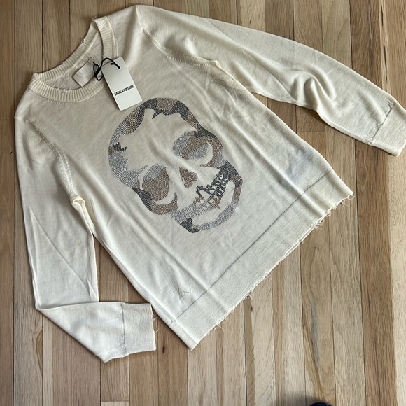 Host pick❤️NWT Zadig & Voltaire skull sweater - Picture 4 of 10